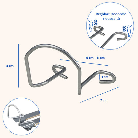Conjunto de 4 Arcos Laterais para Segurar Colchão em Cama Articulada