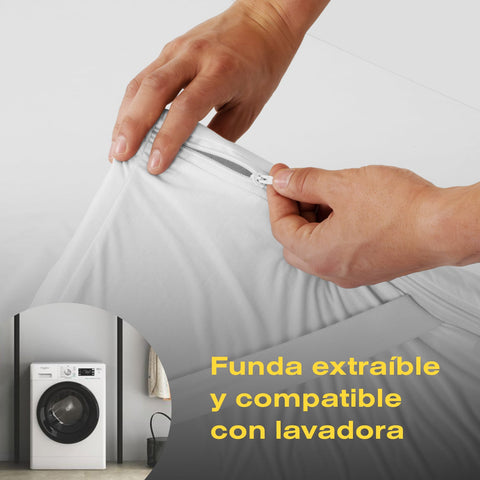 Topper viscoelástico impermeável Tencel