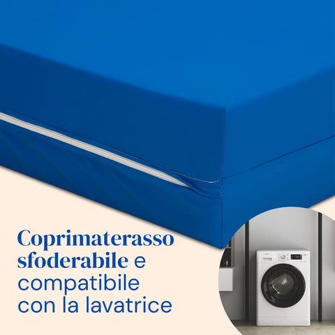 Pack Cama Articulada regulável em altura com Colchão Sanitário Professional HR (105x200 cm, Grades)