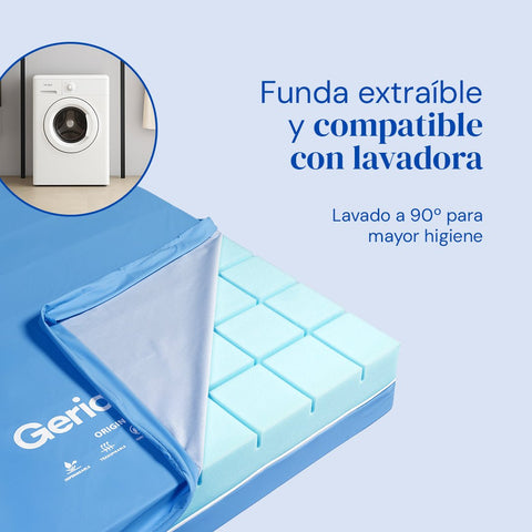 Colchão impermeável de espuma | Corte superior em grelha - Origin HR - 90x190 cm