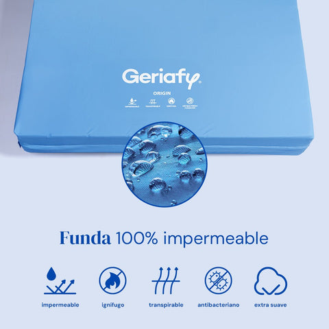 Colchão impermeável de espuma | Corte superior em grelha - Origin HR - 90x190 cm