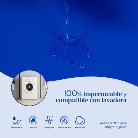 Tampa impermeável com zíper