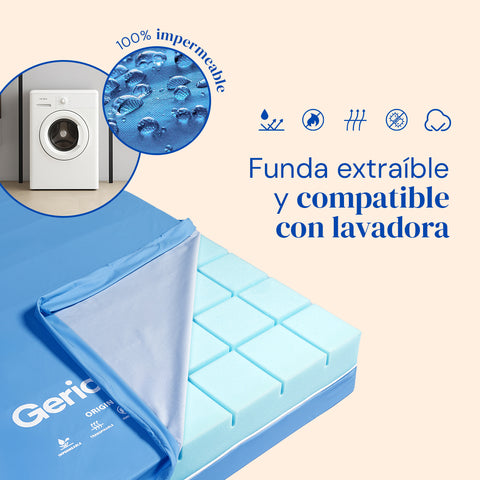 Pack Cama Articulada regulável em altura com Colchão Impermeável de Alta Resiliência Origin HR