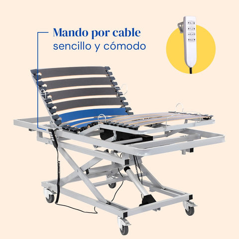 Cama do hospital ajustável em altura