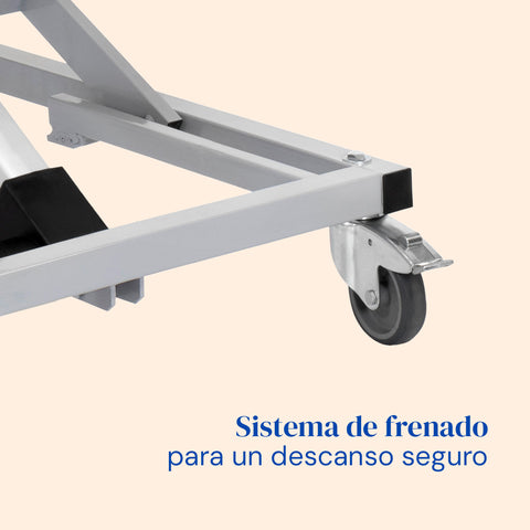 Cama articulada hospitalar com elevador de carro, grades laterais, colchão sanitário e cabeceira-peseira