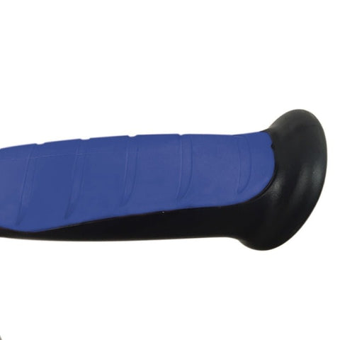 Muleta de alumínio com punho anatómico de borracha cor azul