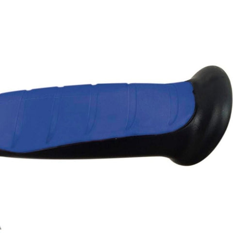 Pack 2 muletas de alumínio com punho anatómico de borracha cor azul