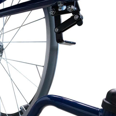 Cadeira de rodas dobrável autopropelida cor azul